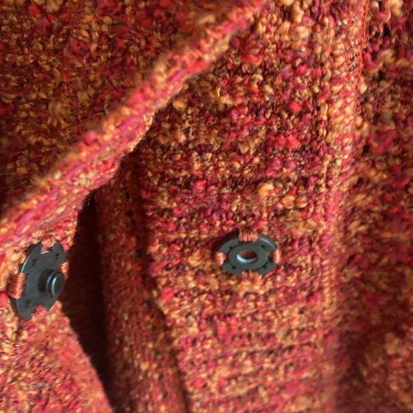 St. John Snap Front Tassel Sweater Jacket Size Large - Picture 3 of 8